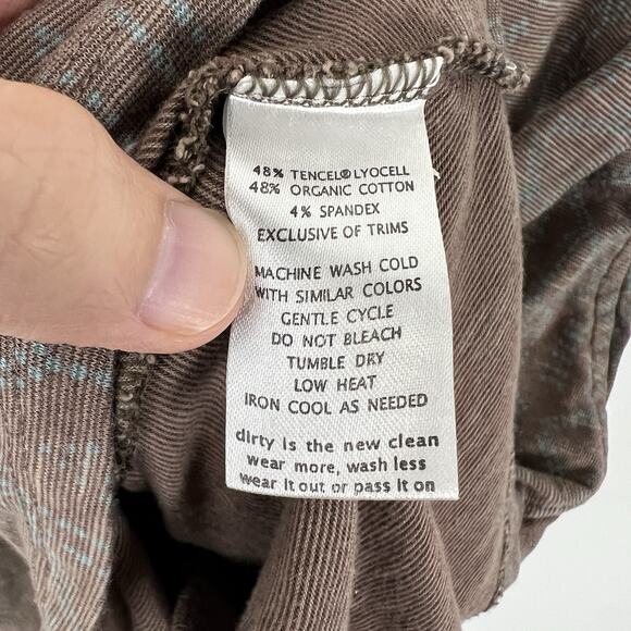 Toad & Co Cue Wrap Dress Women’s Medium Brown Sleeveless Organic Cotton TENCEL - Picture 6 of 10